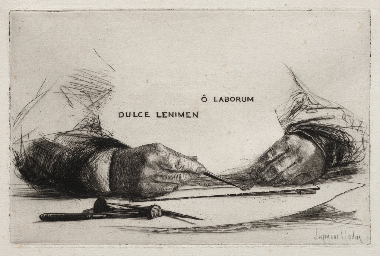 Trawienie rąk autorstwa Francis Seymour Haden