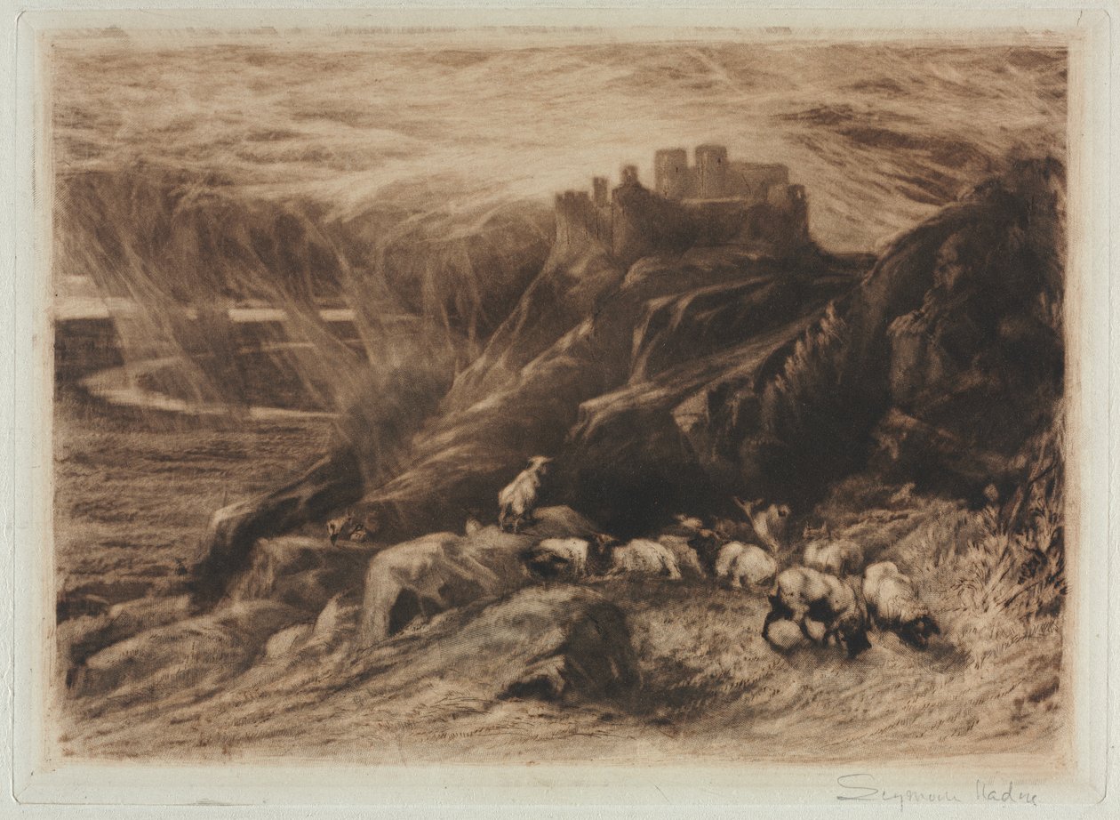 Harlech (druga płyta) autorstwa Francis Seymour Haden