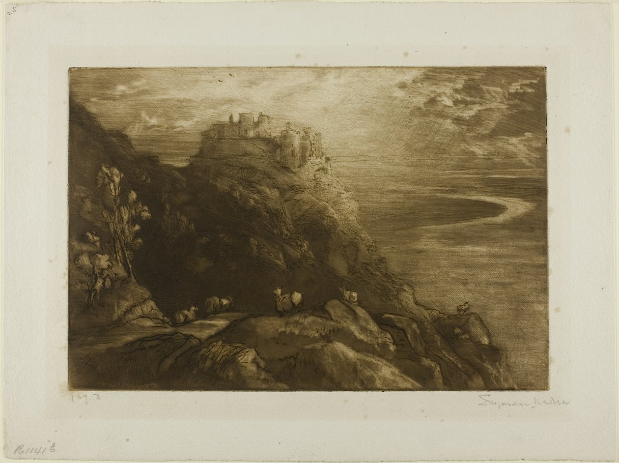 Harlech, nie. I autorstwa Francis Seymour Haden