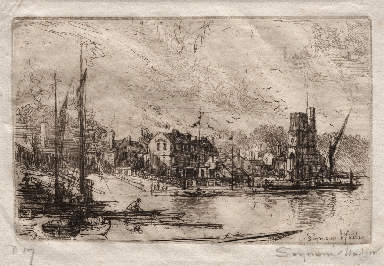 Harry Kellys, Putney. autorstwa Francis Seymour Haden