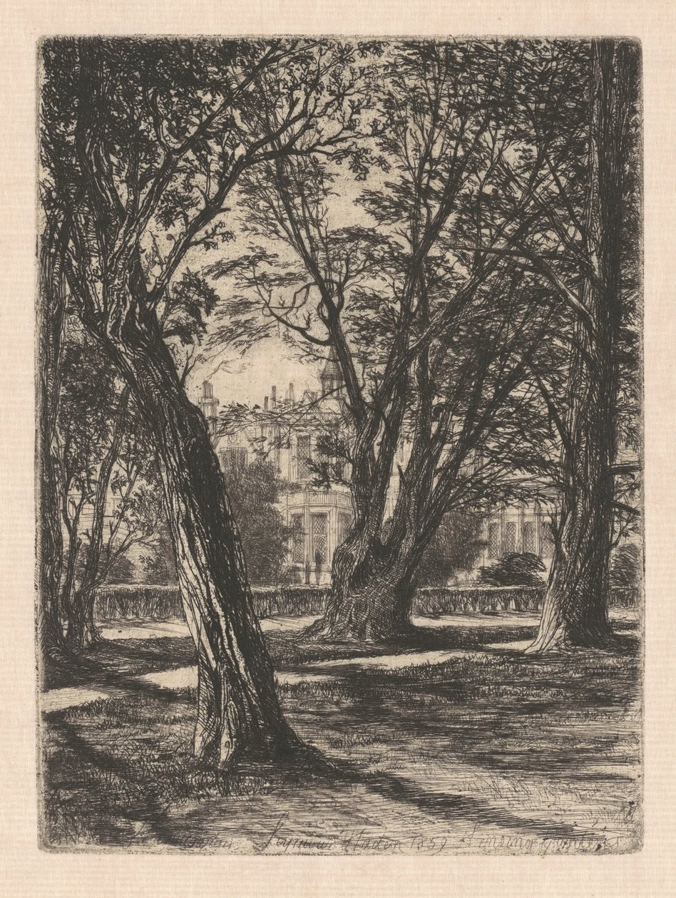 Kensington Gardens, nr 1 autorstwa Francis Seymour Haden