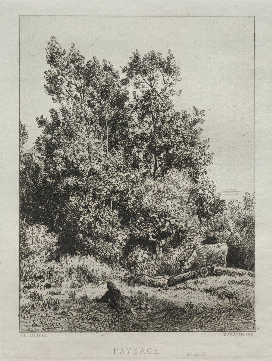 Krajobraz autorstwa Francis Seymour Haden