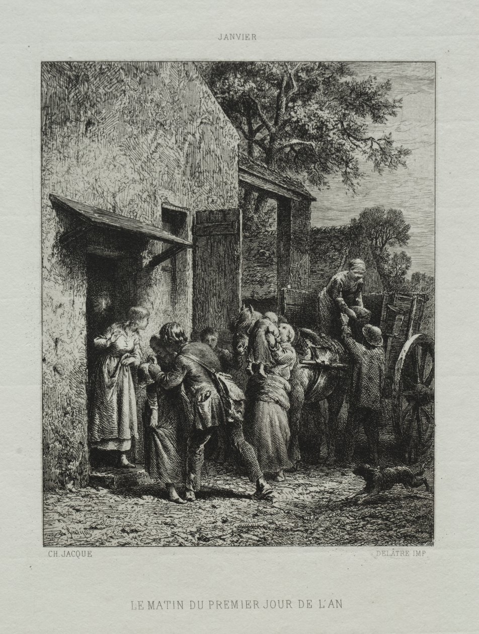 Poranek pierwszego dnia roku autorstwa Francis Seymour Haden