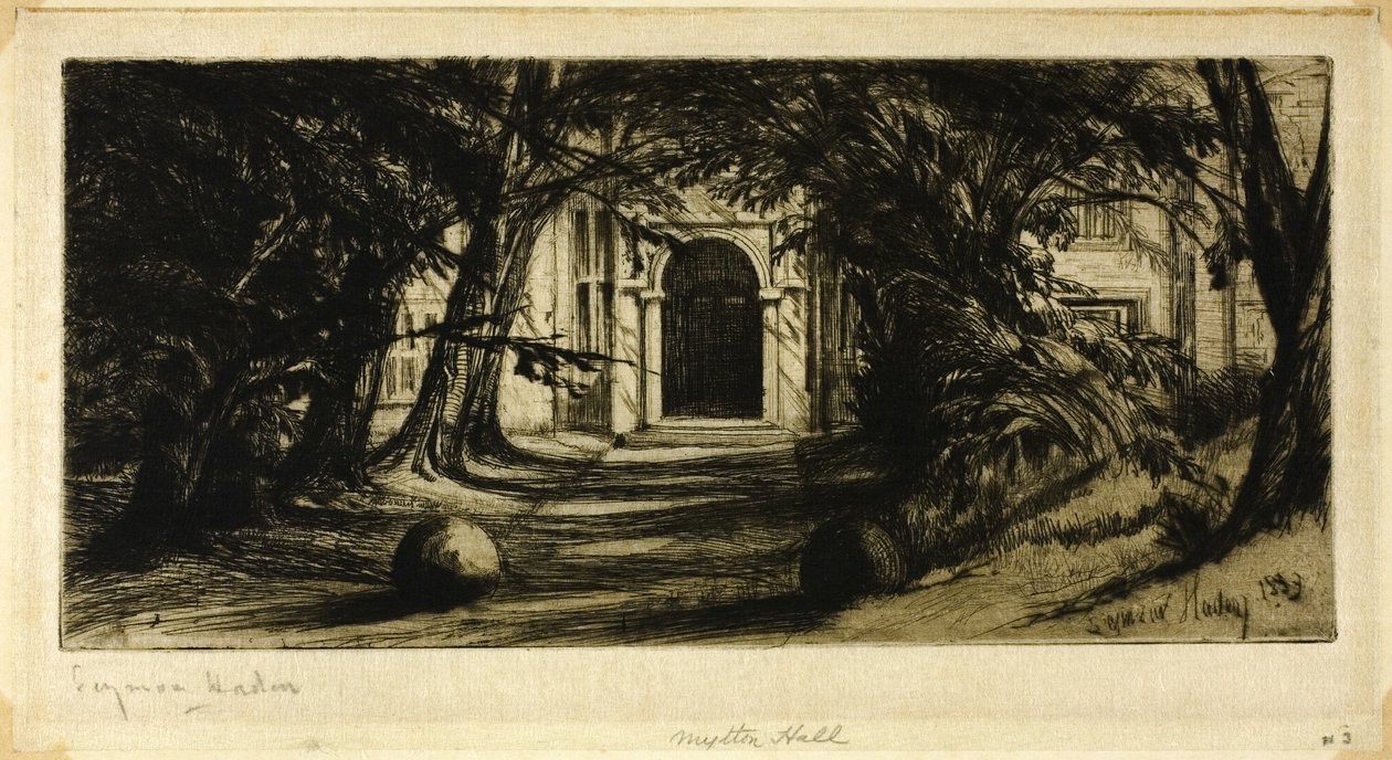 Sala Mytton autorstwa Francis Seymour Haden