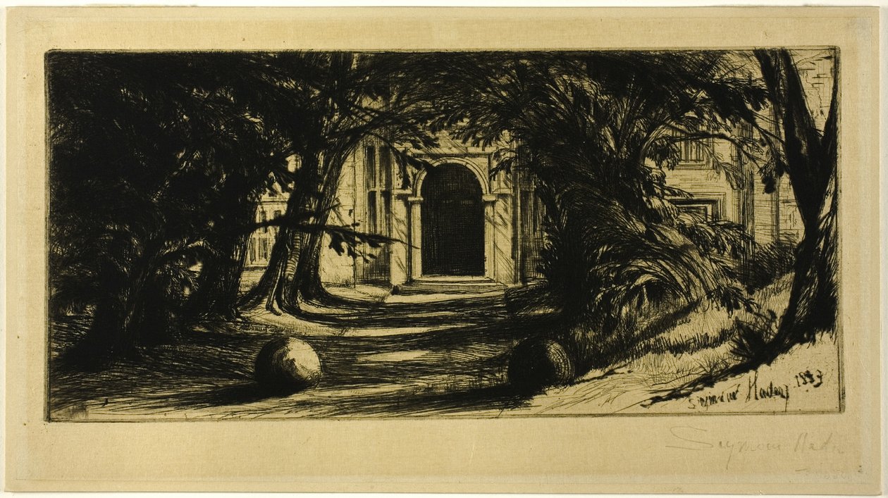 Sala Mytton autorstwa Francis Seymour Haden