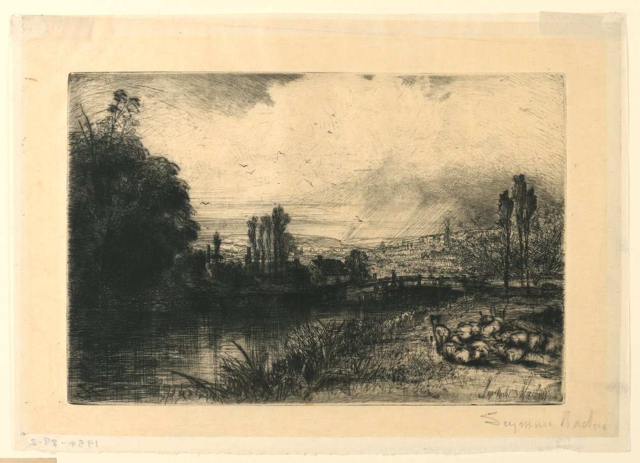 Na teście autorstwa Francis Seymour Haden