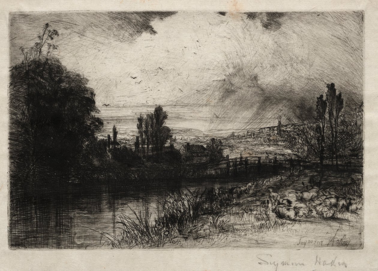 Na próbie, 1859. autorstwa Francis Seymour Haden