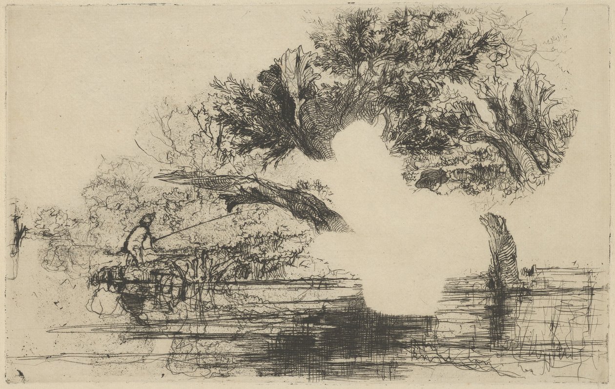 Penton Hook, 1864., 1864. autorstwa Francis Seymour Haden