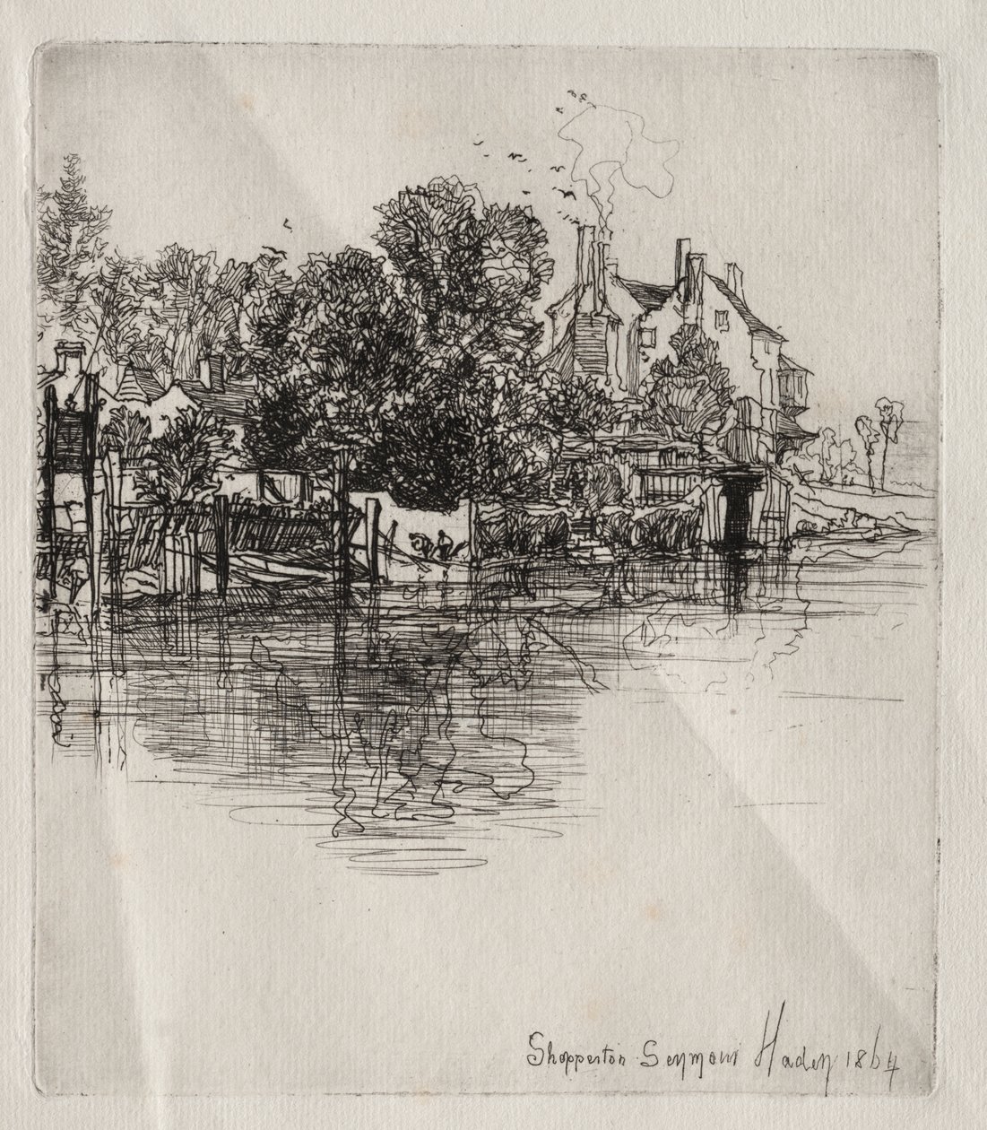 Shepperton autorstwa Francis Seymour Haden
