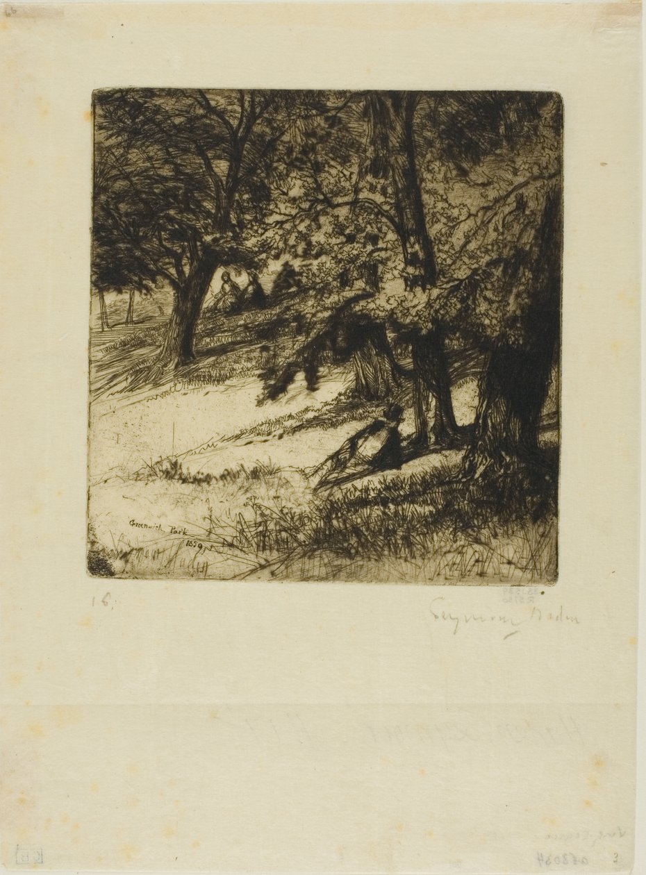 Pod dachem... autorstwa Francis Seymour Haden