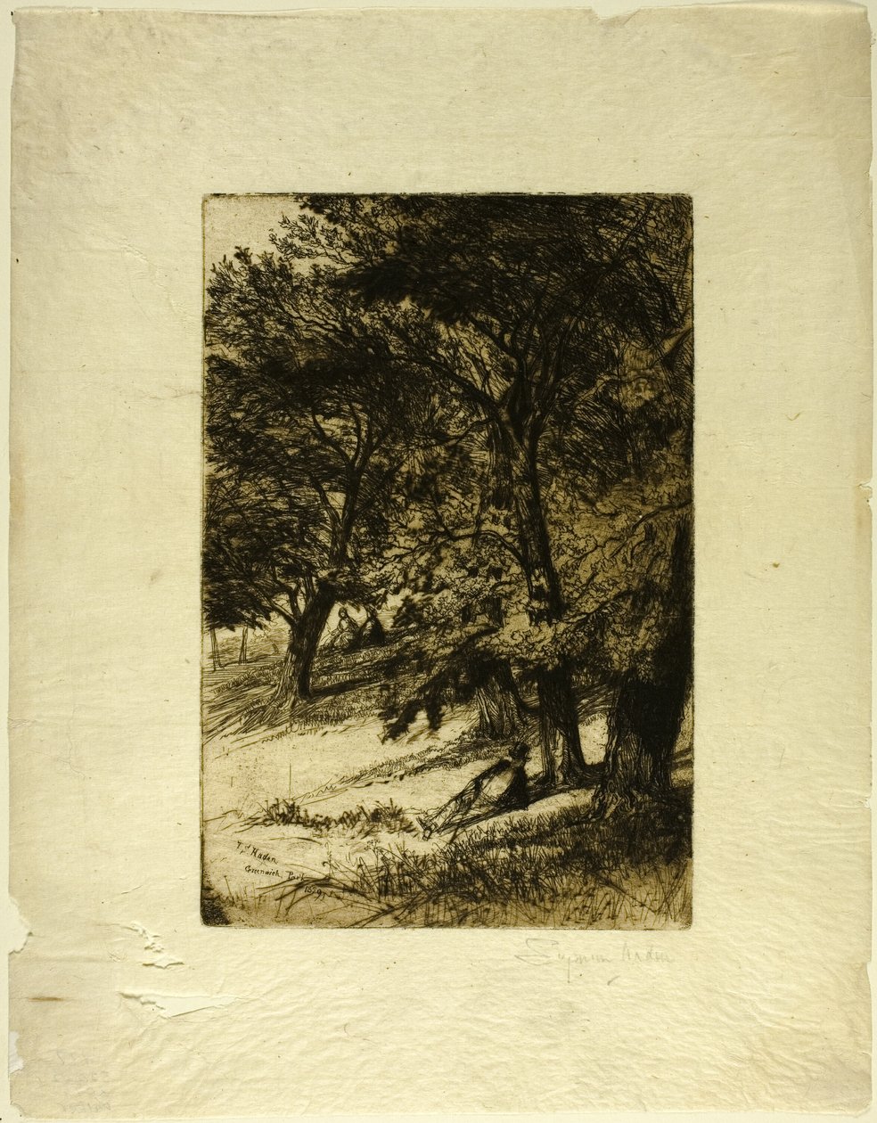 Pod dachem... autorstwa Francis Seymour Haden