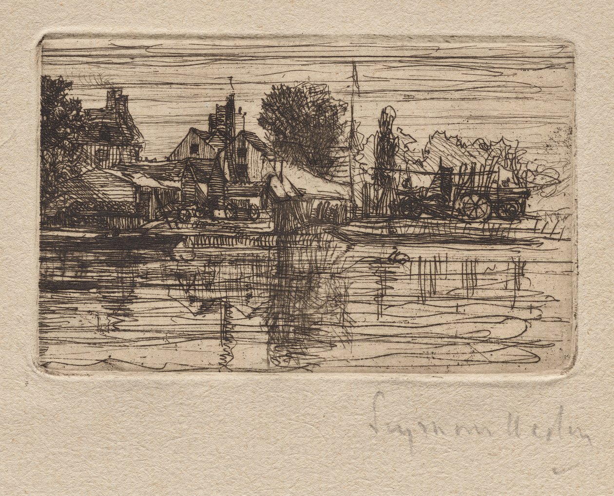 Strona Tamizy autorstwa Francis Seymour Haden