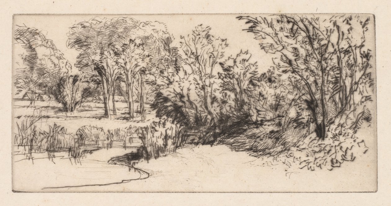 Mała Parafia Long autorstwa Francis Seymour Haden