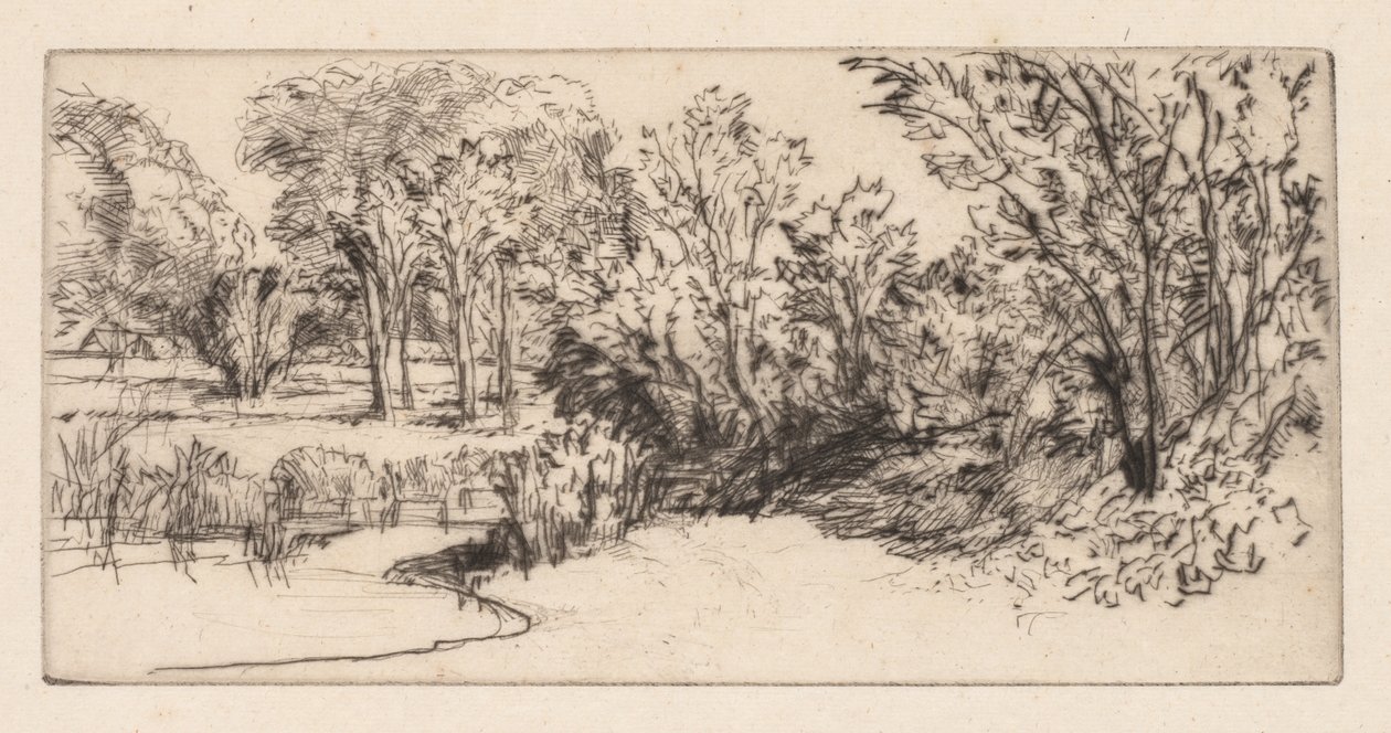 Parafia Mała Long, 1896. autorstwa Francis Seymour Haden