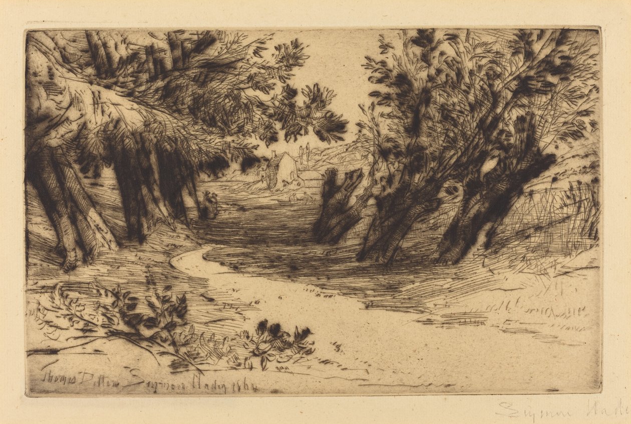 Spacer zakochanych, nr 2 autorstwa Francis Seymour Haden