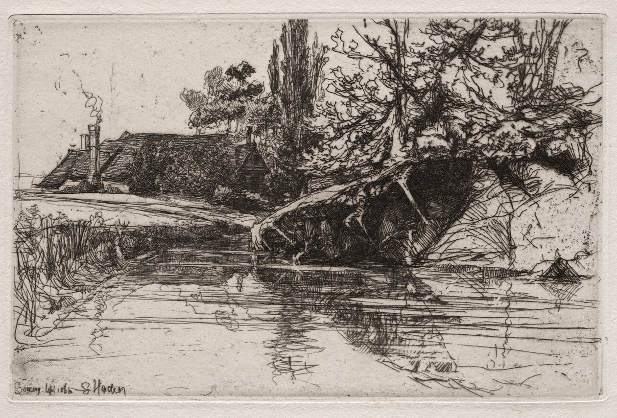 Fosa Dom autorstwa Francis Seymour Haden