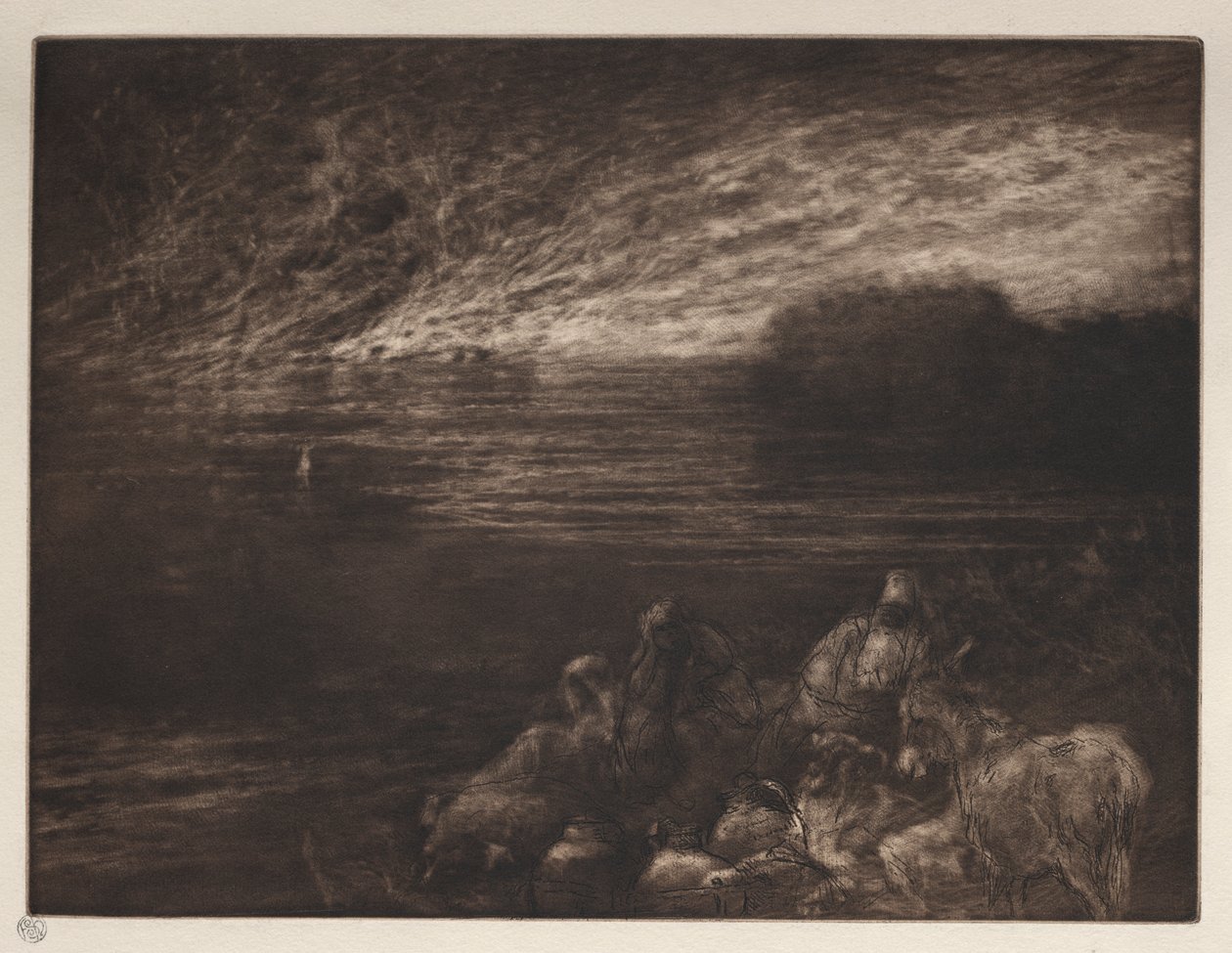 Słup soli autorstwa Francis Seymour Haden