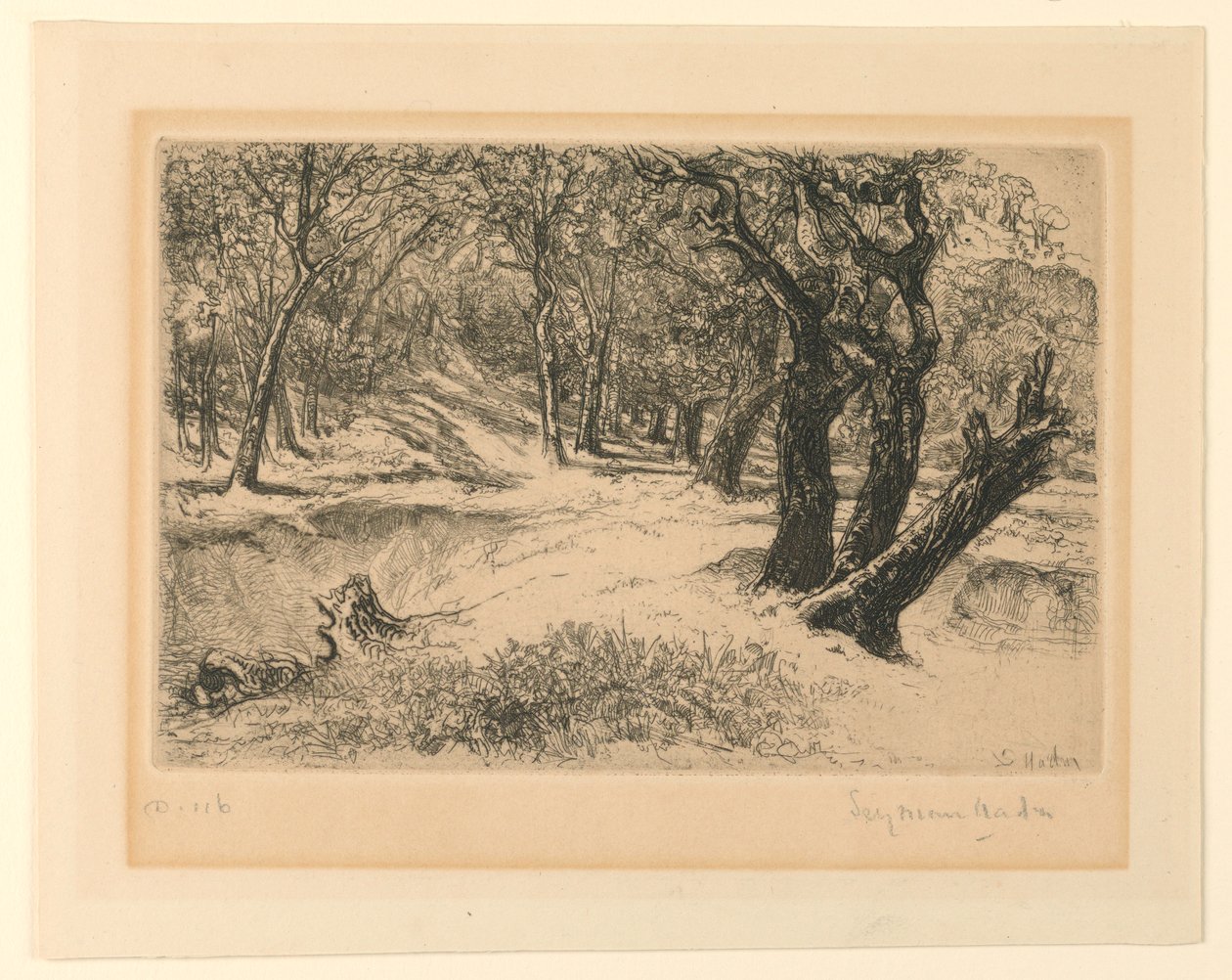Trzy siostry autorstwa Francis Seymour Haden