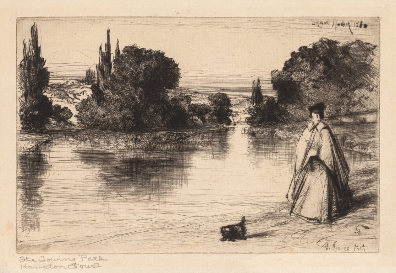 Ścieżka holowania autorstwa Francis Seymour Haden