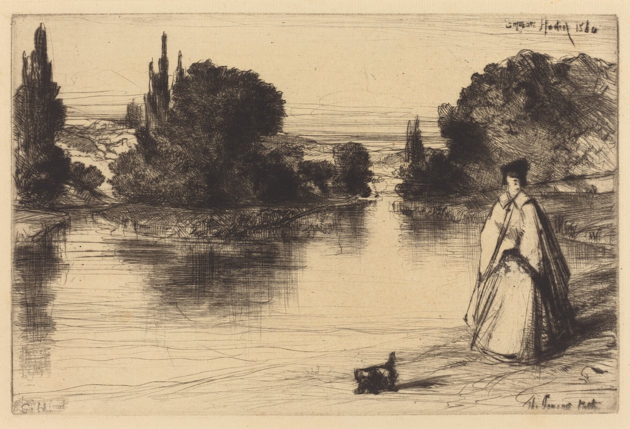 Ścieżka holowania autorstwa Francis Seymour Haden