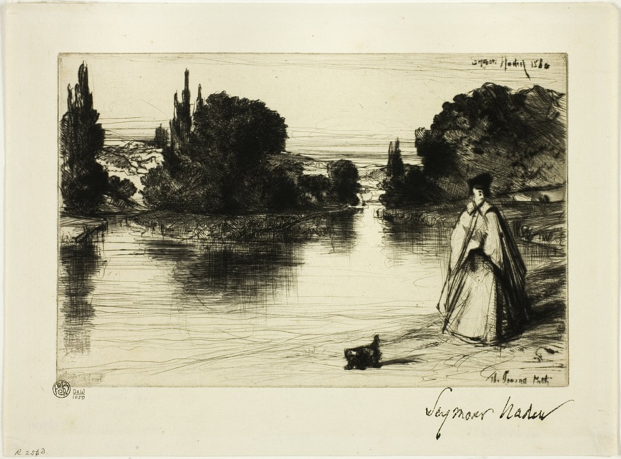 Ścieżka holowania autorstwa Francis Seymour Haden