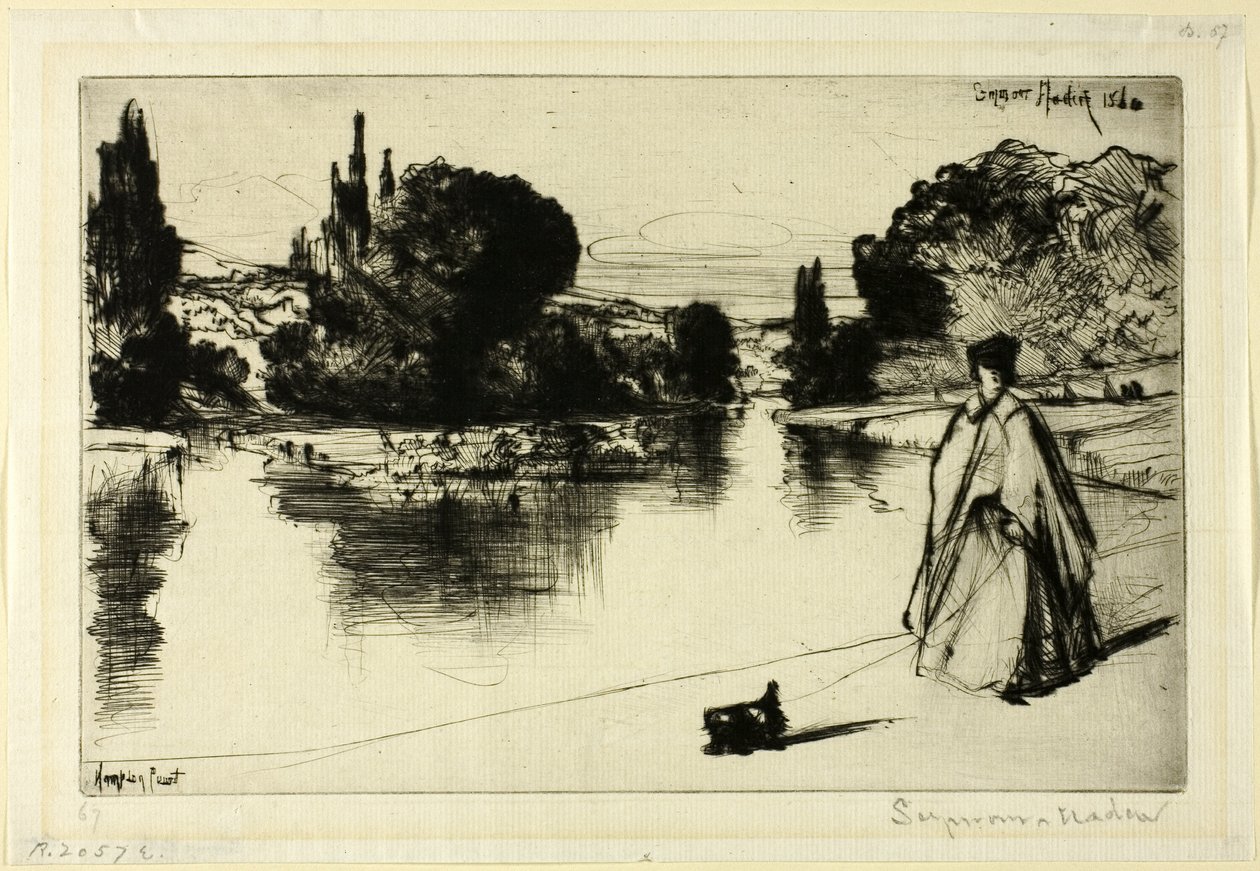 Ścieżka holowania autorstwa Francis Seymour Haden
