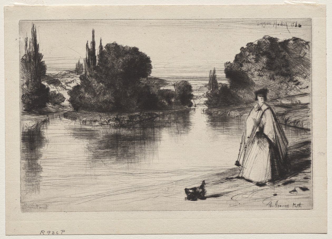 Ścieżka holowania autorstwa Francis Seymour Haden