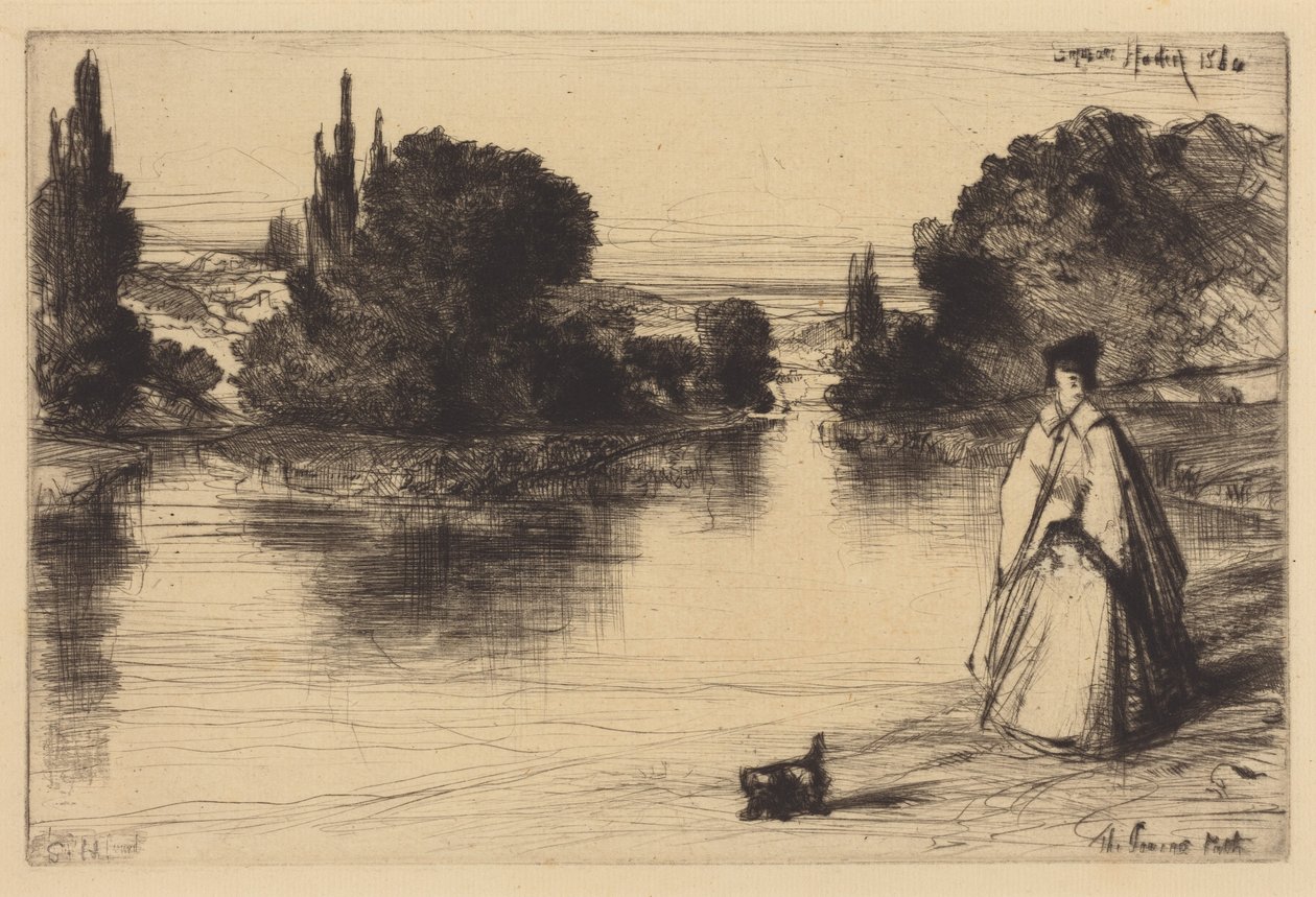 Ścieżka holownicza autorstwa Francis Seymour Haden