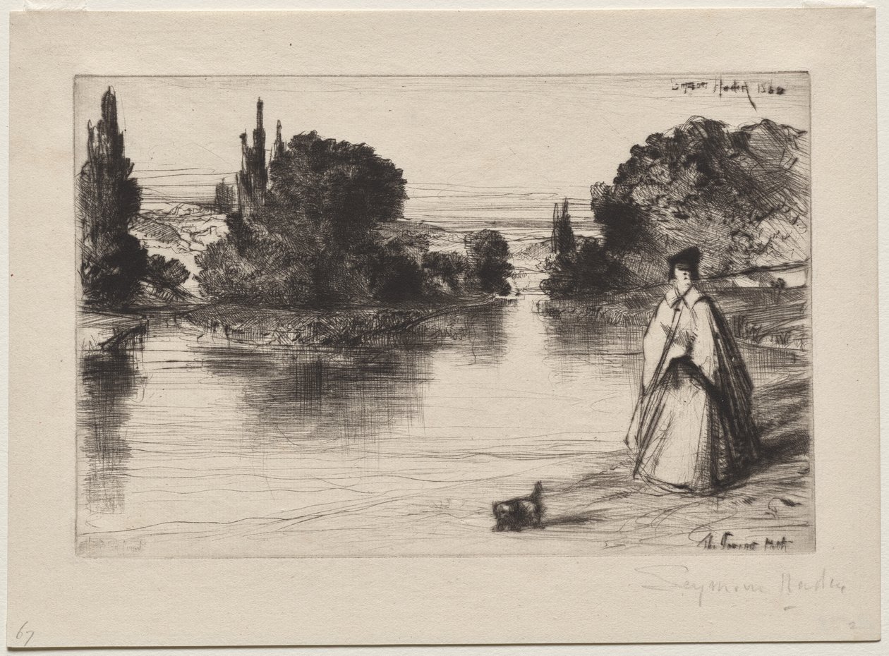 Ścieżka holowania autorstwa Francis Seymour Haden