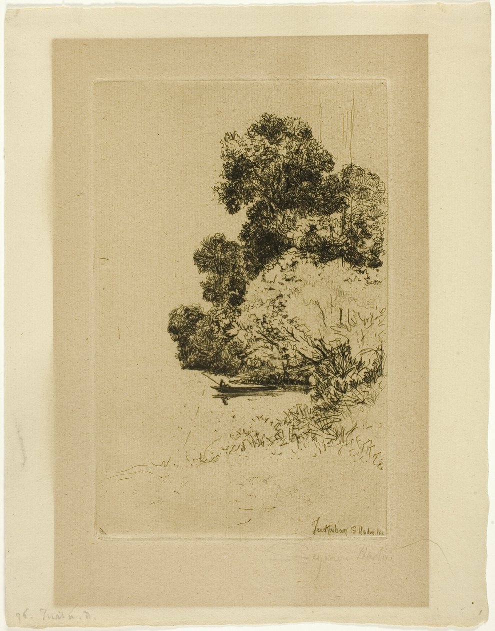 Krzaki Twickenham autorstwa Francis Seymour Haden