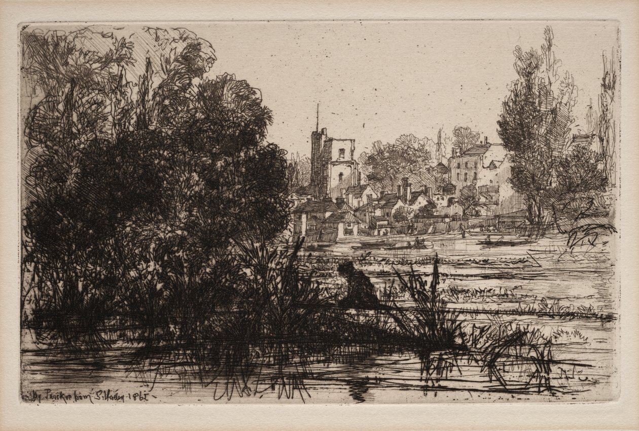 Kościół Twickenham autorstwa Francis Seymour Haden