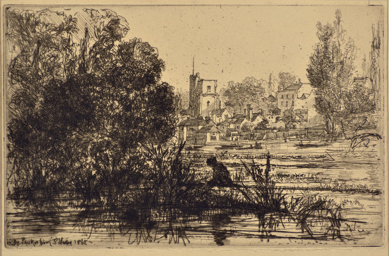 Kościół Twickenham autorstwa Francis Seymour Haden