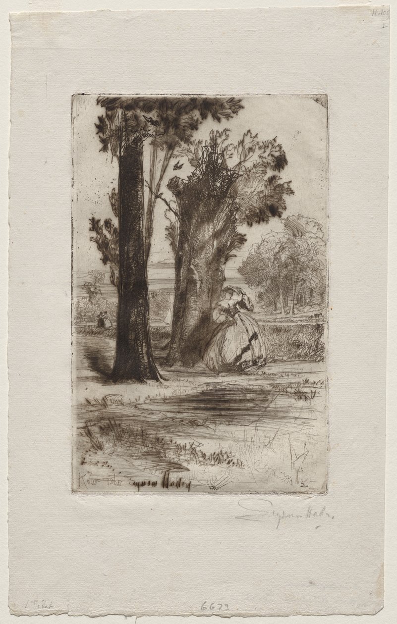 Plebania w Sonning autorstwa Francis Seymour Haden