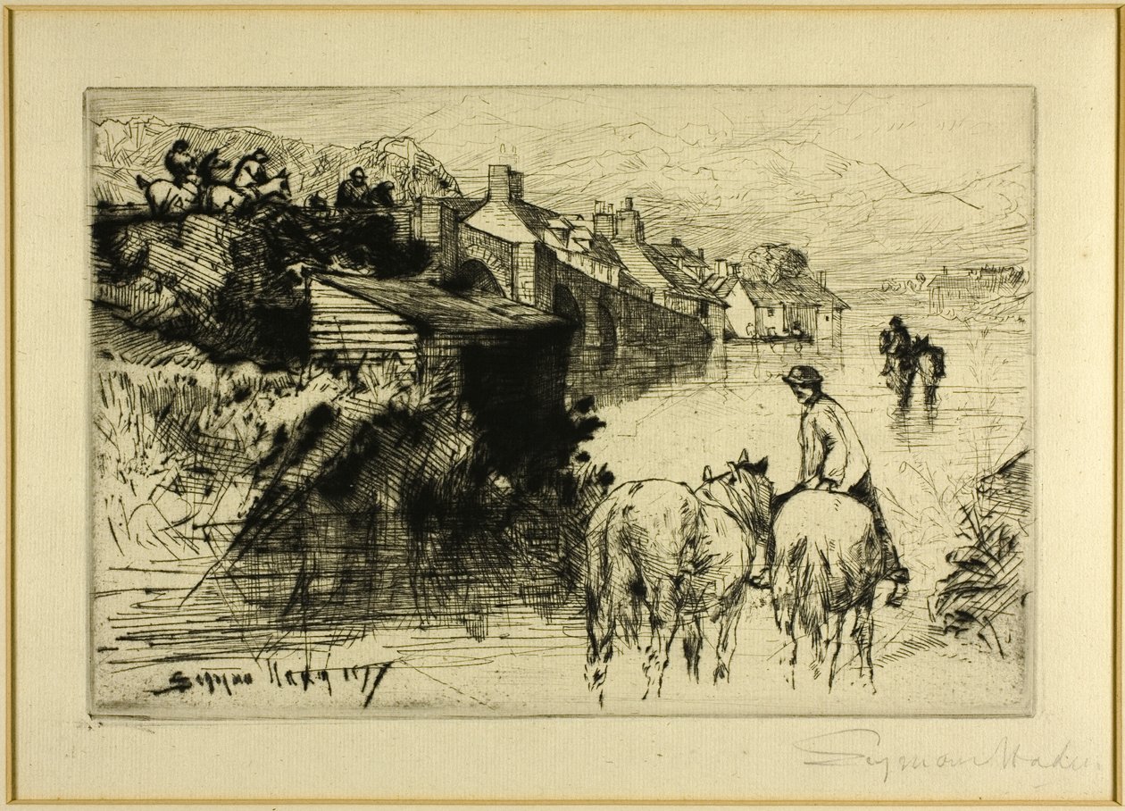 Wareham Bridge autorstwa Francis Seymour Haden