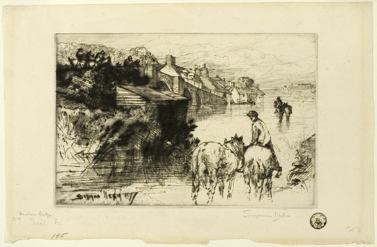 Wareham Bridge autorstwa Francis Seymour Haden