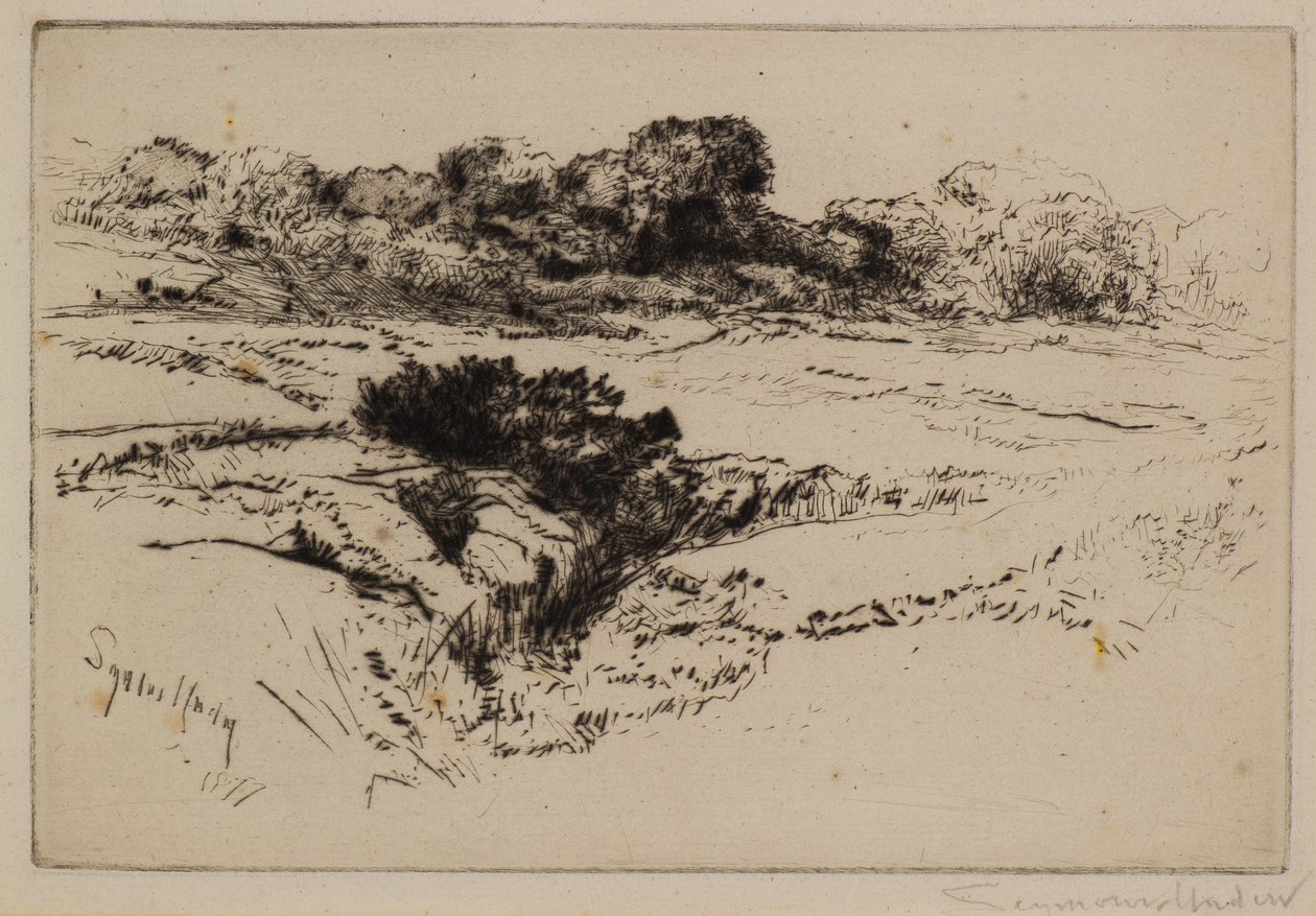 Wzgórze Wiatraka nr 2 autorstwa Francis Seymour Haden