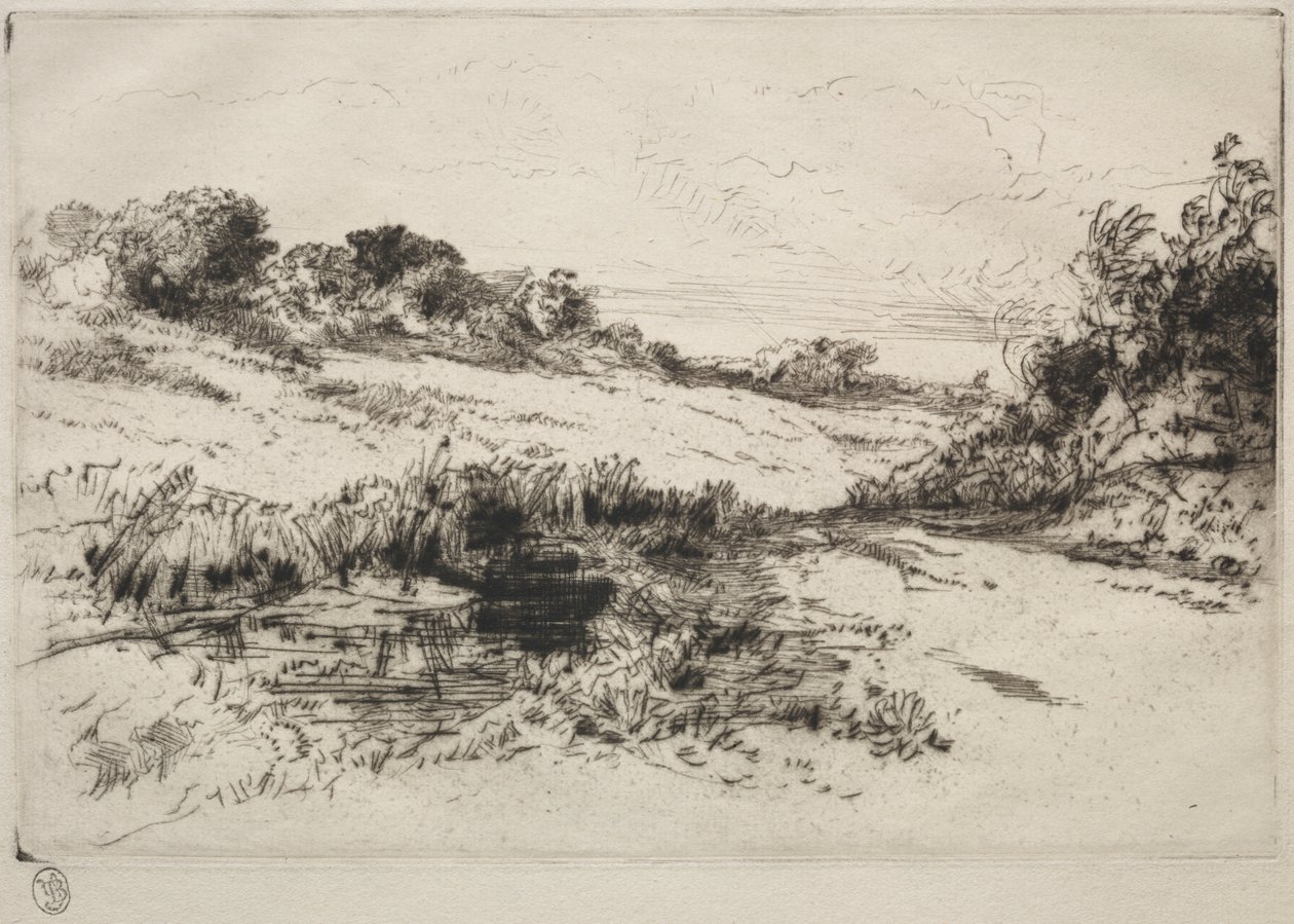 Wzgórze Wiatraka, nr 1 autorstwa Francis Seymour Haden
