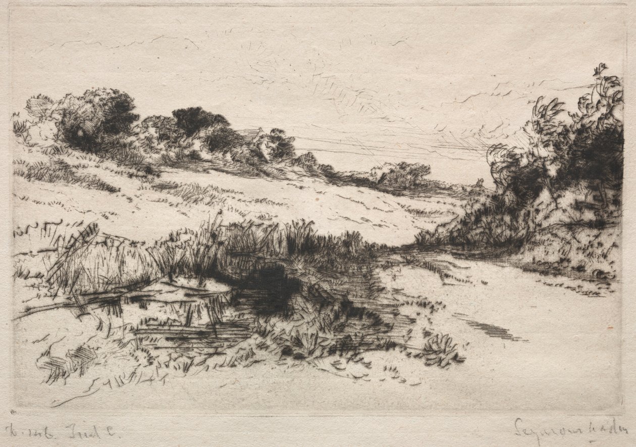 Wzgórze Wiatraka, nr 1 autorstwa Francis Seymour Haden