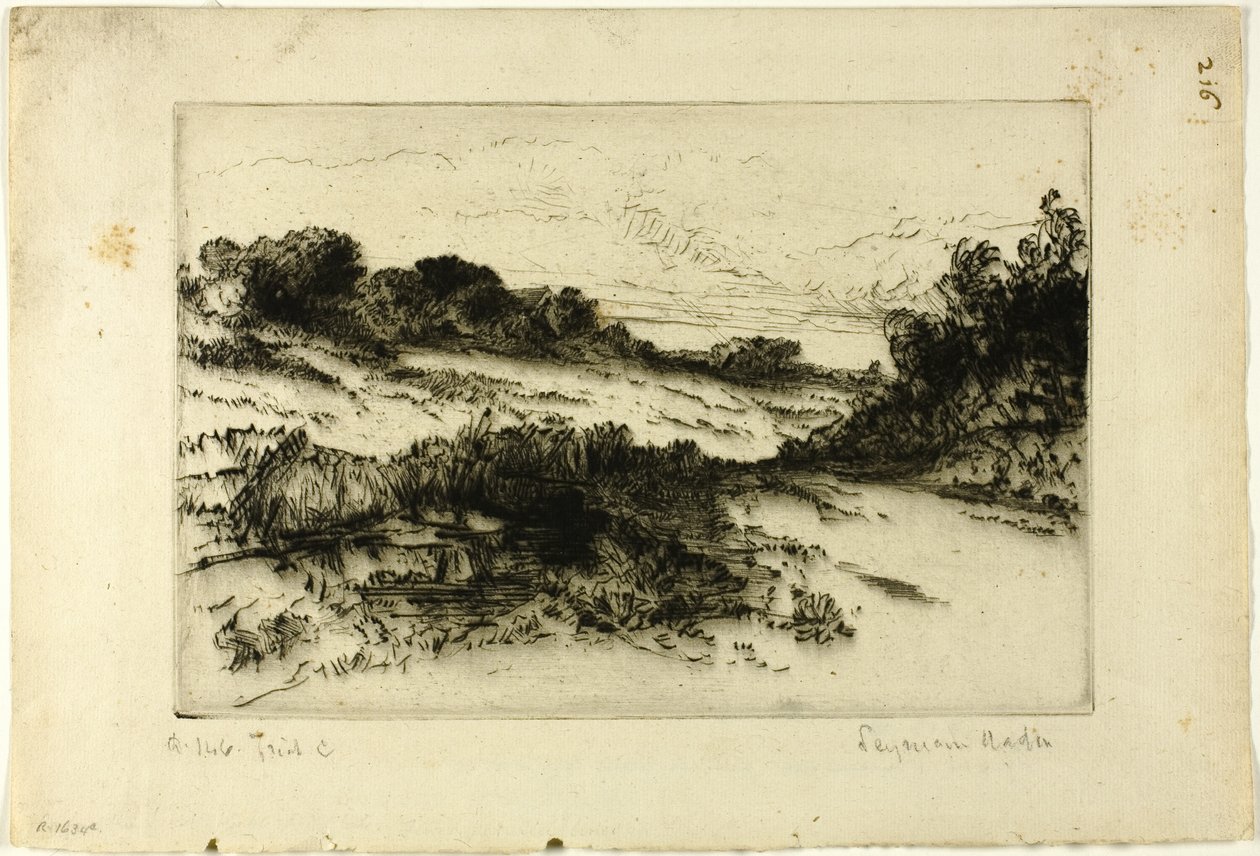 Windmill Hill, nr I autorstwa Francis Seymour Haden