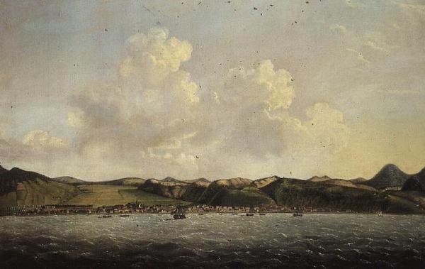 Zatoka Św. Anny, Martynika autorstwa Francis Swaine