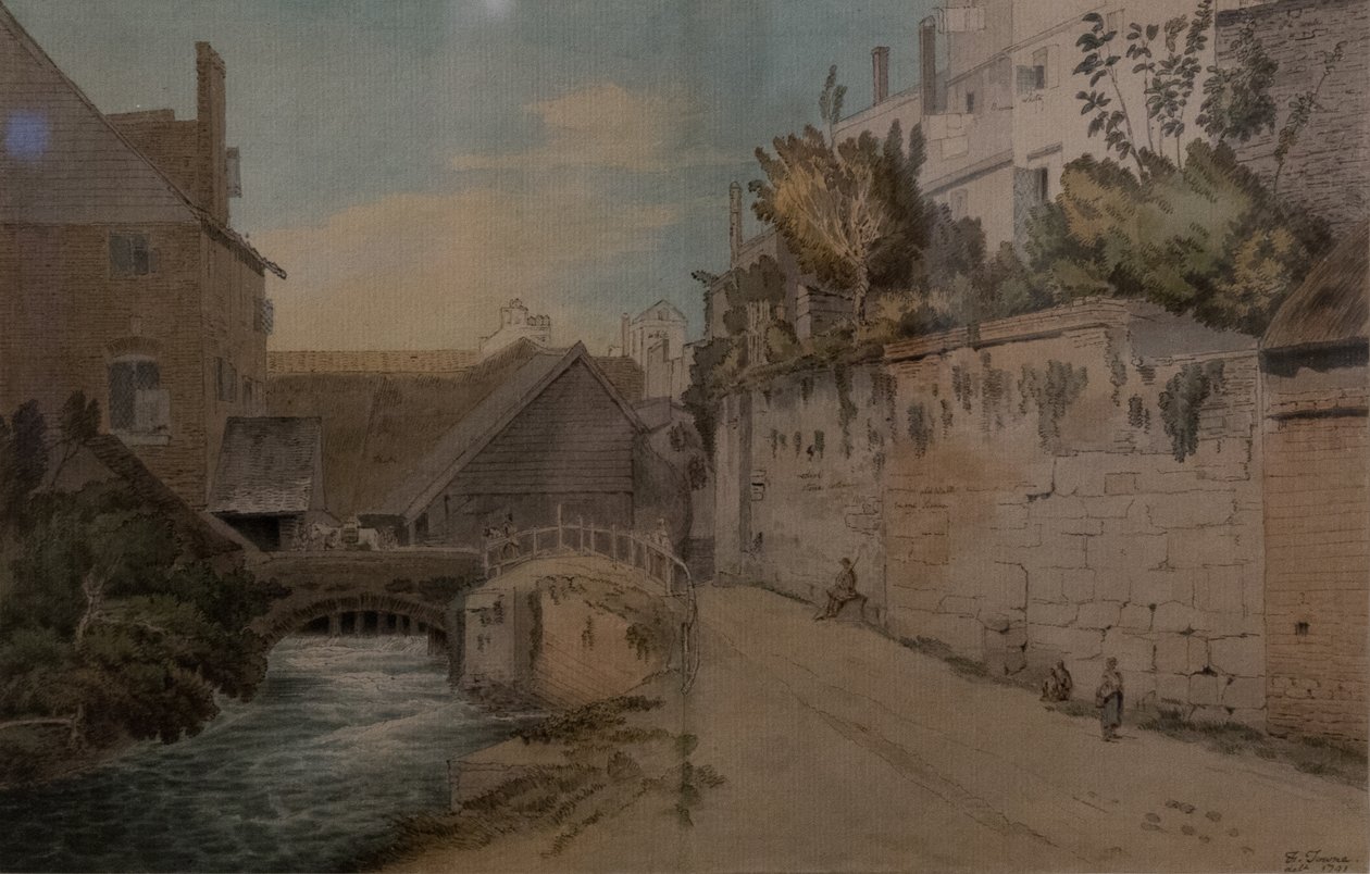 Exeter między Quay Gate a West Gate, poza murami miasta autorstwa Francis Towne