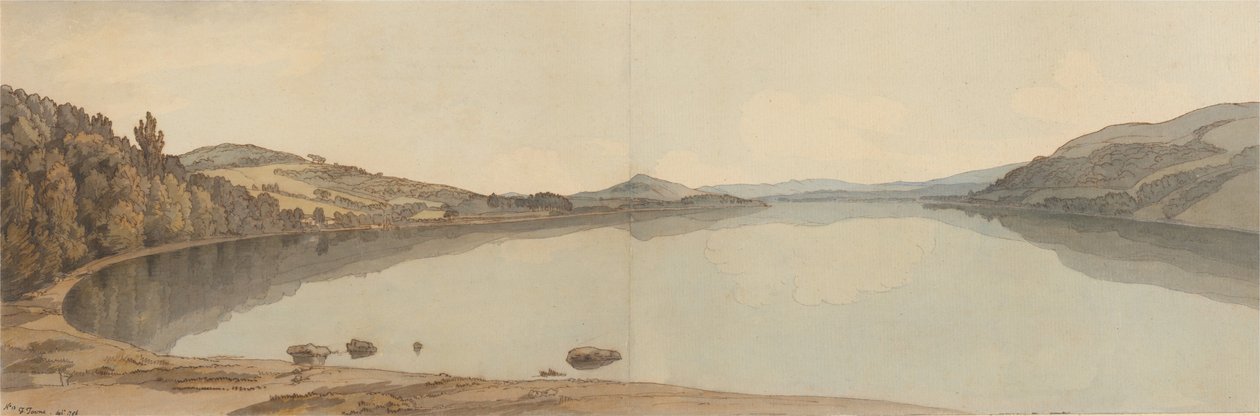Jezioro Windermere autorstwa Francis Towne