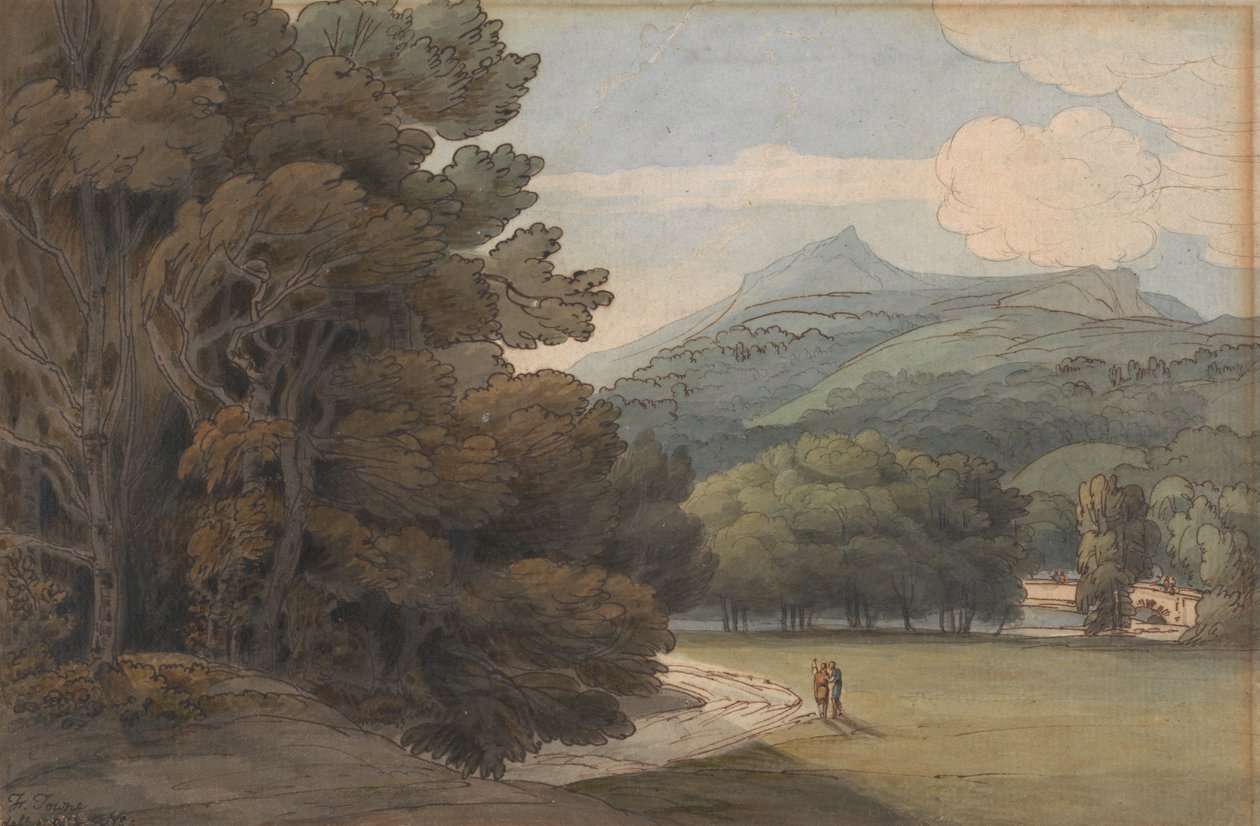 W pobliżu Ambleside autorstwa Francis Towne