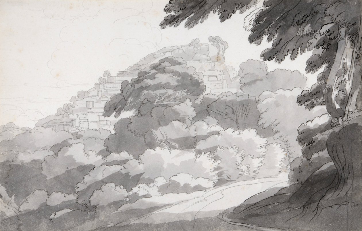 Rocca di Papa autorstwa Francis Towne