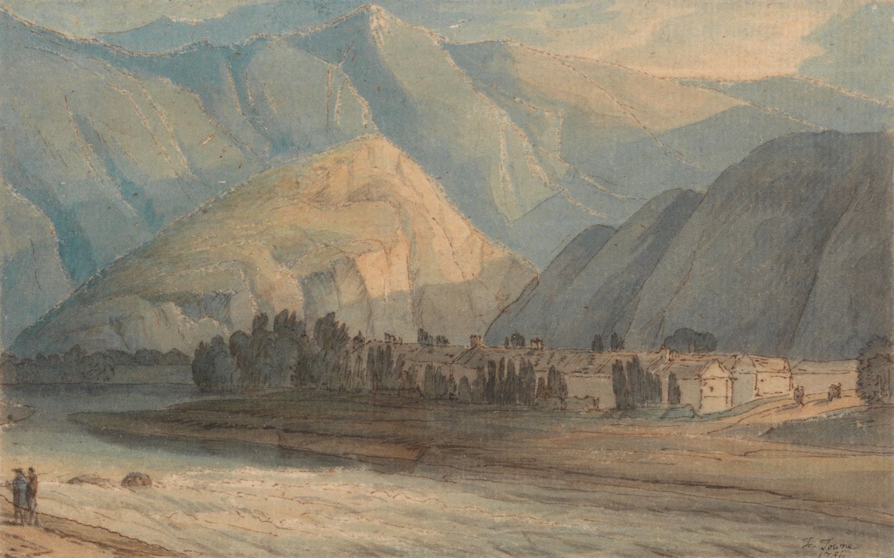 The Grange u ujścia jeziora Keswick autorstwa Francis Towne