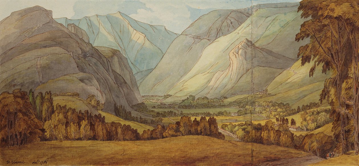 Dolina św. Jana autorstwa Francis Towne
