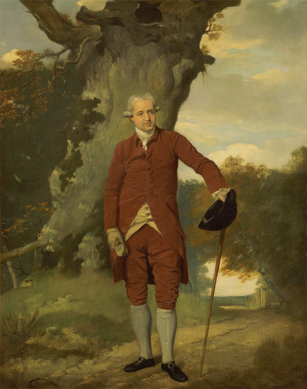Portret mężczyzny, prawdopodobnie pana Barclay autorstwa Francis Wheatley
