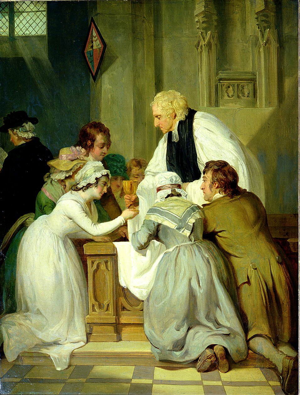 Komunia (olej na płótnie) autorstwa Francis Wheatley