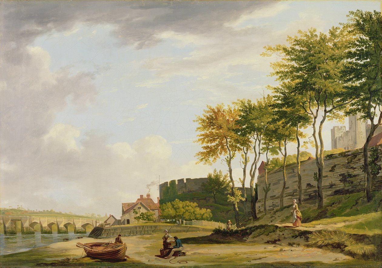 Medway w Rochester autorstwa Francis Wheatley
