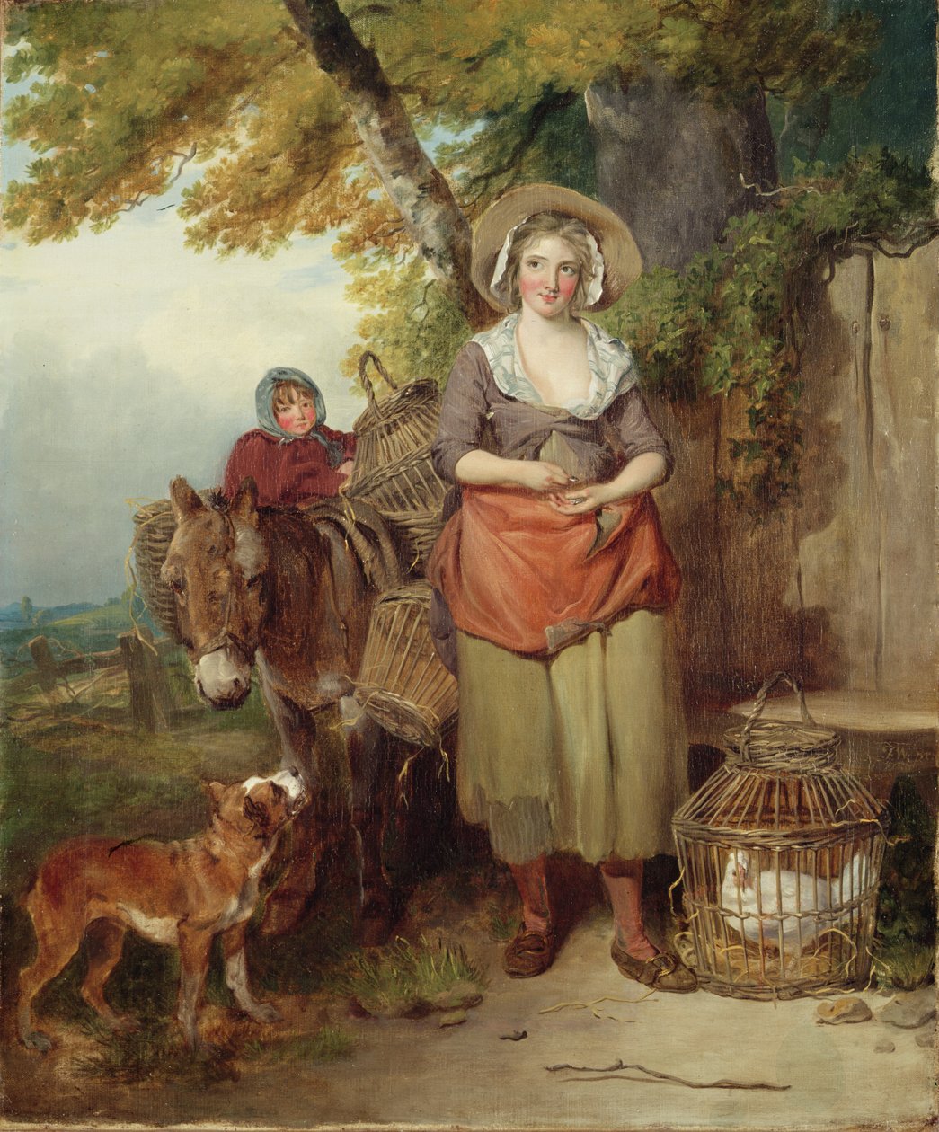 Powrót z rynku autorstwa Francis Wheatley